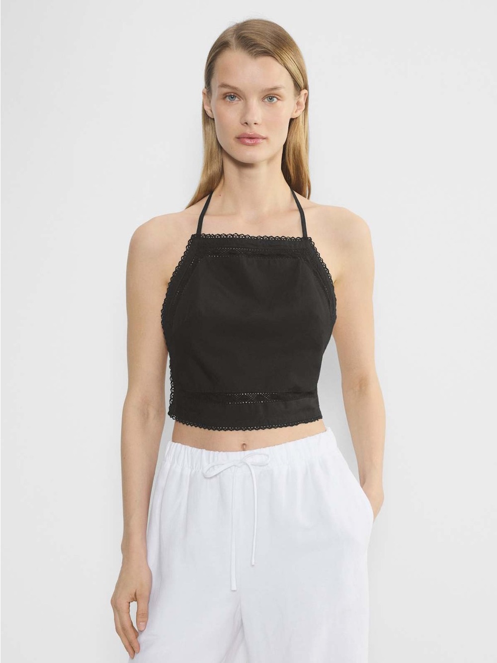 nwot Wilfred Winslow poplin halter top S